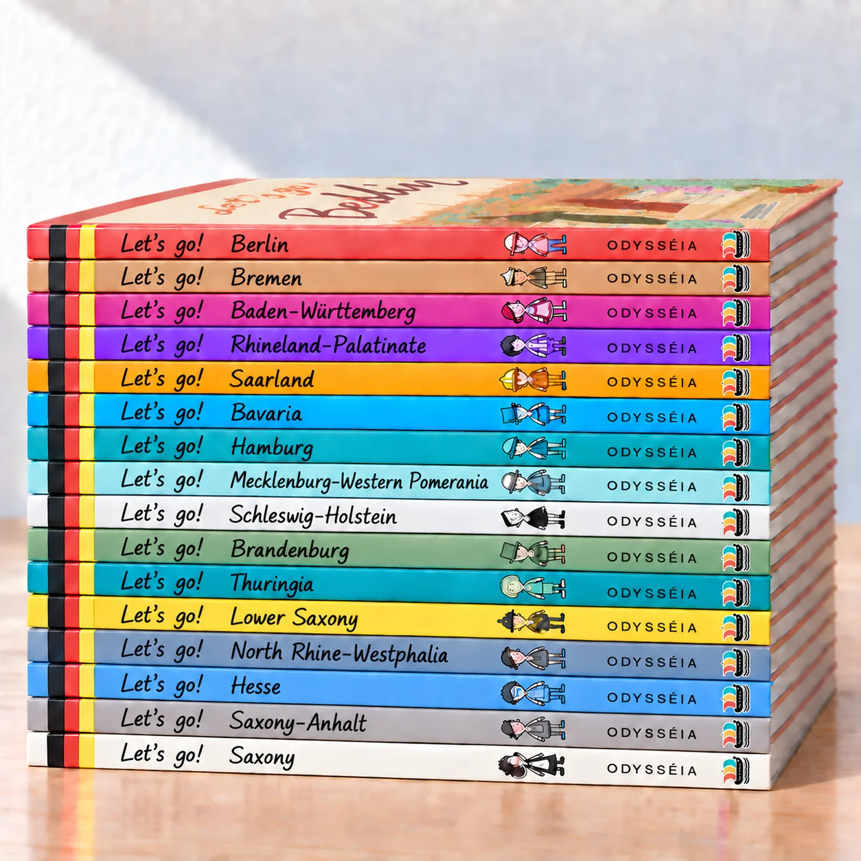 The Let's go! series — sixteen books, one per German federal state